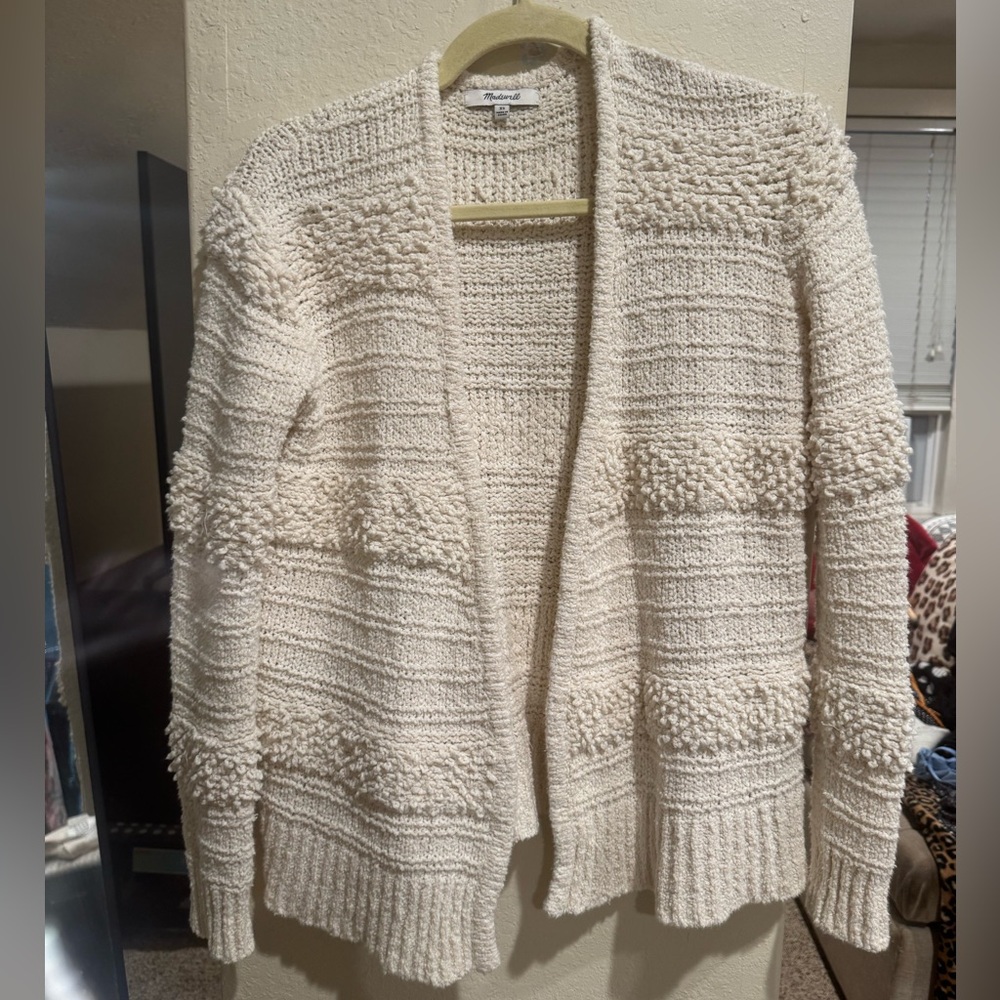 Chunky cream Madewell sweater